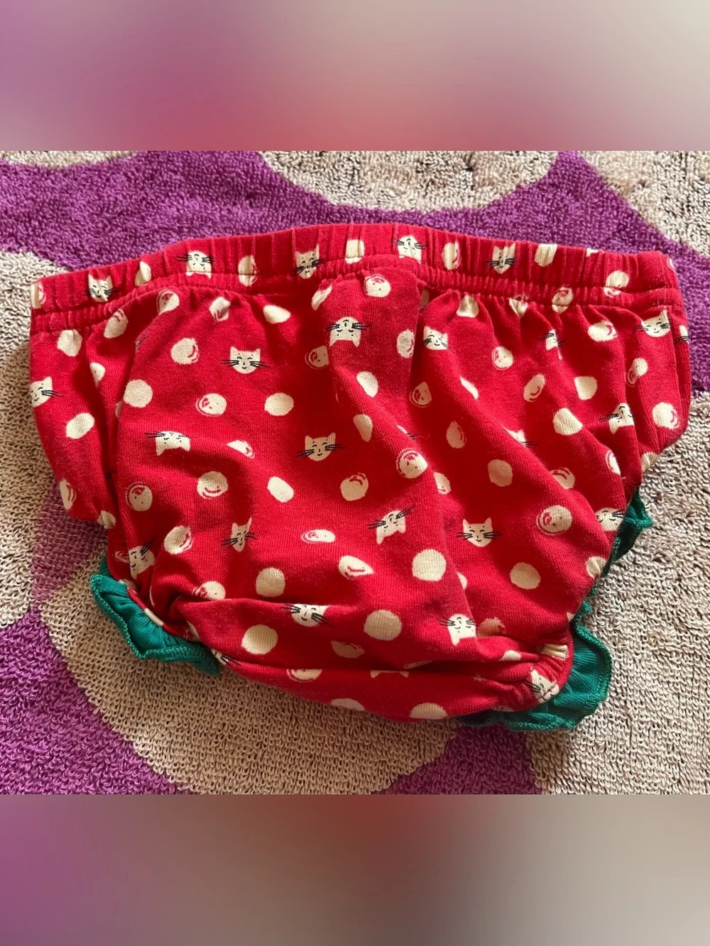 2PC Infant Girl Bloomer/Diaper Covers